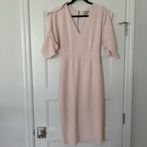 Asos Light Pink Midi Dress